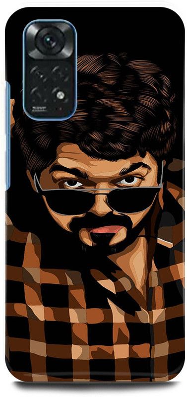 play fast Back Cover for Redmi Note 11S VIJAY, THALAPATHY, SOUTH, ACTOR, HERO, MASTER  (Black, Hard Case, Pack of: 1)