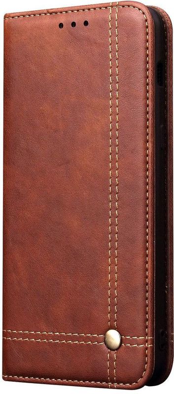 Shock Proof Flip Cover for Realme 2  (Brown, Magnetic Case, Pack of: 1)
