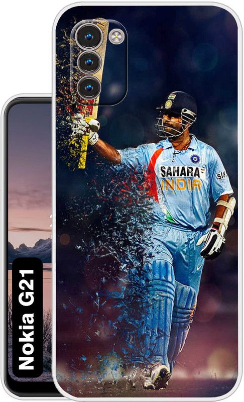 Case Club Back Cover for Nokia G21  (Blue, Grip Case, Silicon, Pack of: 1)