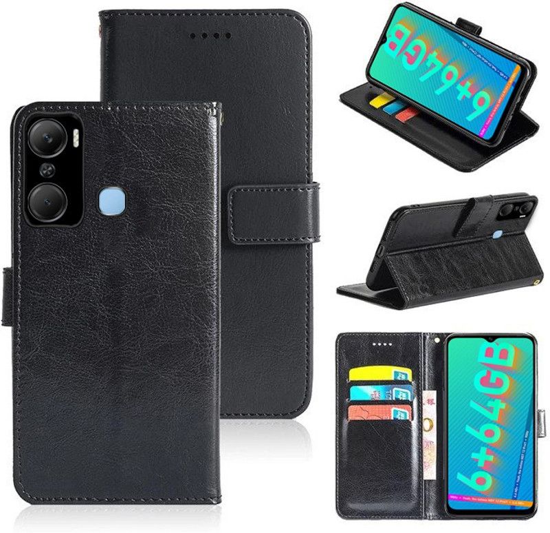WEBKREATURE Back Cover for Infinix Hot 12 Pro  (Black, Dual Protection, Pack of: 1)