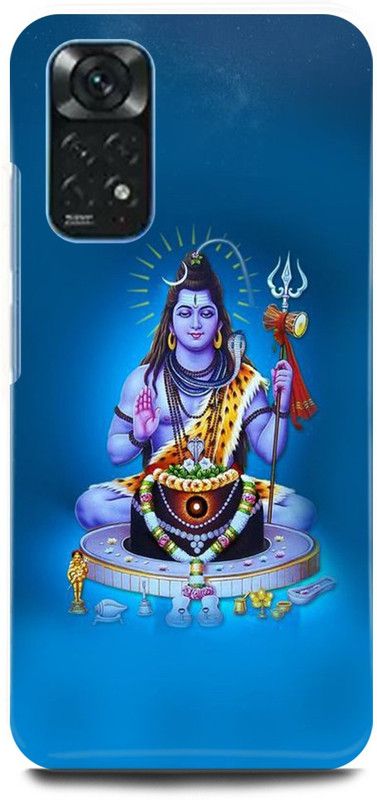 play fast Back Cover for Redmi Note 11 SHIV, JI, MAHADEV, BHOLENATH  (Blue, Hard Case, Pack of: 1)