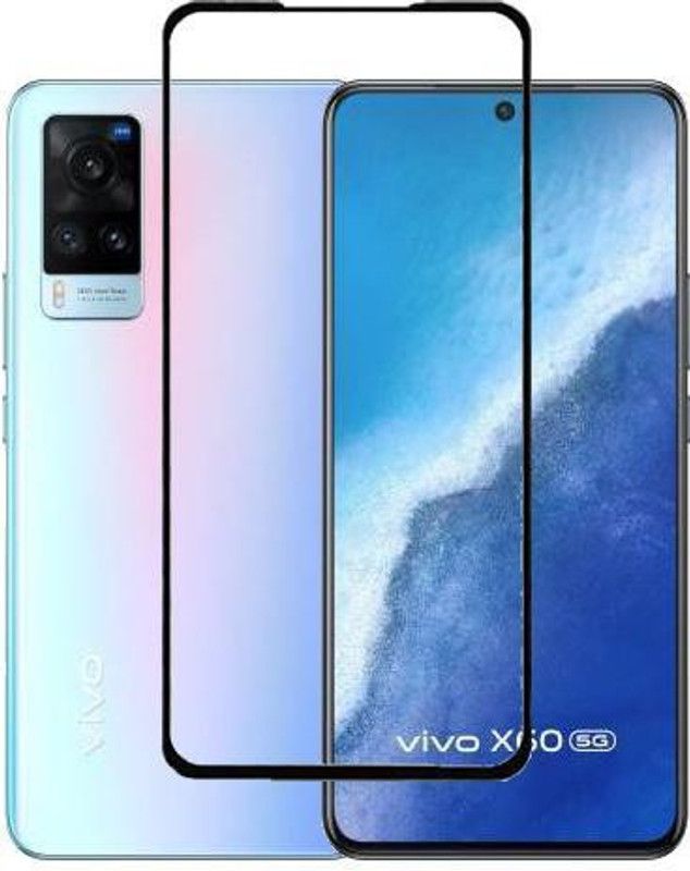 HOBBYTRONICS Edge To Edge Tempered Glass for VIVO X60  (Pack of 1)