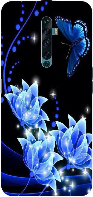 Artcase Back Cover for OPPO Reno 2z, Oppo Reno2 F  (Black, Blue, Dual Protection, Silicon, Pack of: 1)