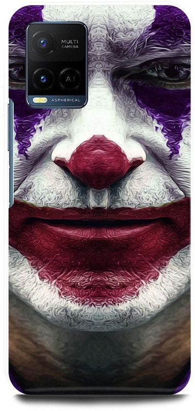 JUGGA Back Cover for Vivo Y21A, V2149, NEW, JOKER, ANONYMOUS, BLADE, HACKER, MASK  (Multicolor, Hard Case, Pack of: 1)