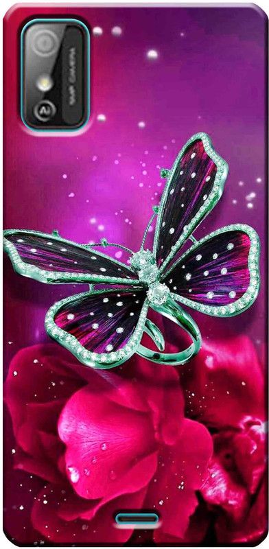 Sheorano Back Cover for Lava Z21 2576  (Multicolor, Matte Finish, Silicon, Pack of: 1)