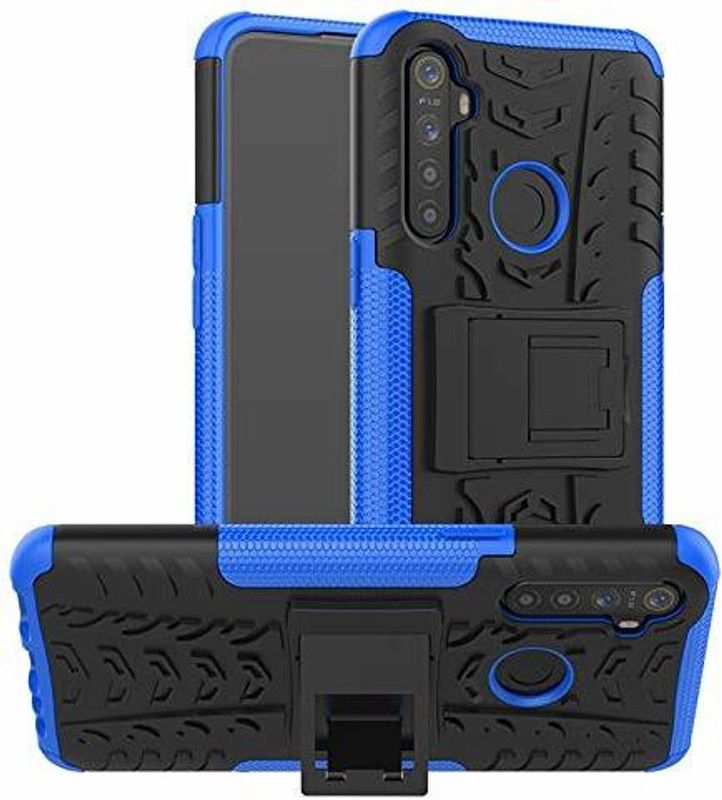 Tremolite Back Cover for Realme 5  (Blue, Black, Pack of: 1)