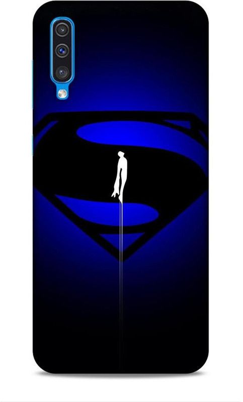 Coverland Back Cover for Samsung Galaxy A50  (Blue, Black, Pack of: 1)