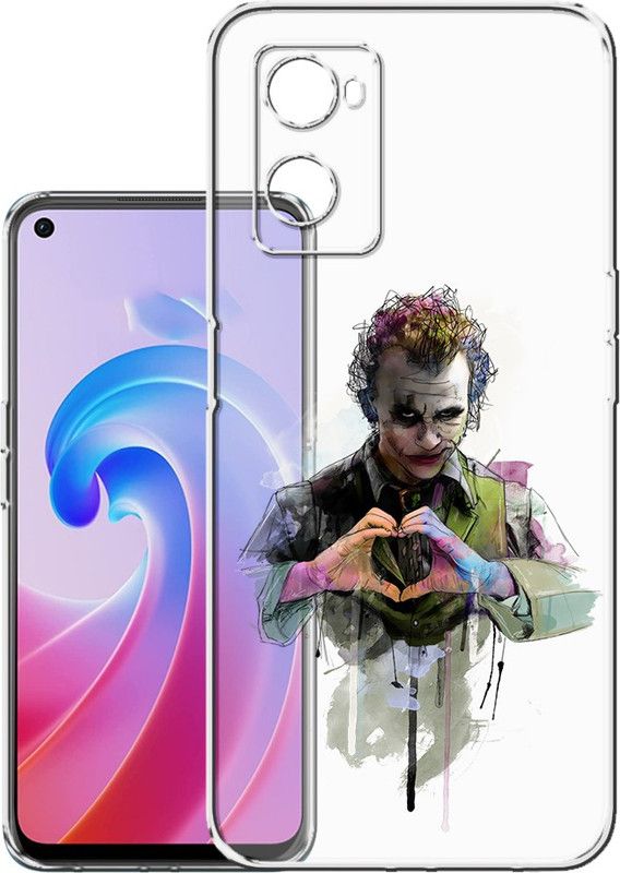 HANIRY Back Cover for Oppo A96 / CPH2333 mobile back cover | JOKER | Designer | PNG_06  (Multicolor, Flexible, Silicon, Pack of: 1)
