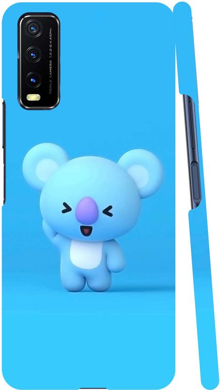 GS PANDA COLLECTIONS Back Cover for VIVO Y12s  (Blue, Pack of: 1)