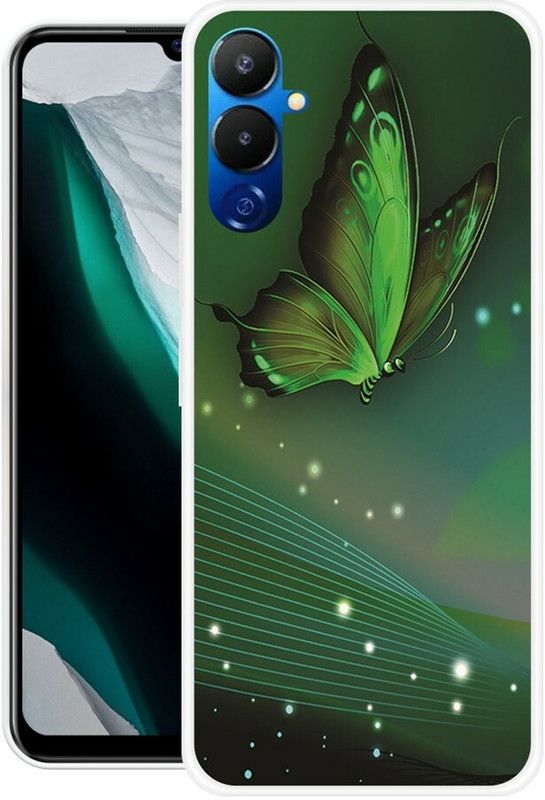 Vaultart Back Cover for Tecno Pova 4  (Multicolor, Dual Protection, Silicon, Pack of: 1)