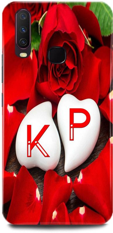 MP ARIES MOBILE COVER Back Cover for Vivo Y15,1901,K Loves P Name,K Name, P Letter, Alphabet,K Love P NAME  (Multicolor, Hard Case, Pack of: 1)