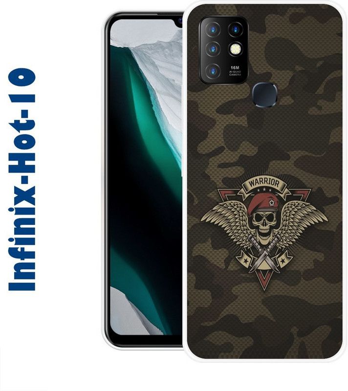 CellWorld Back Cover for Infinix Hot 10  (Multicolor, Silicon)
