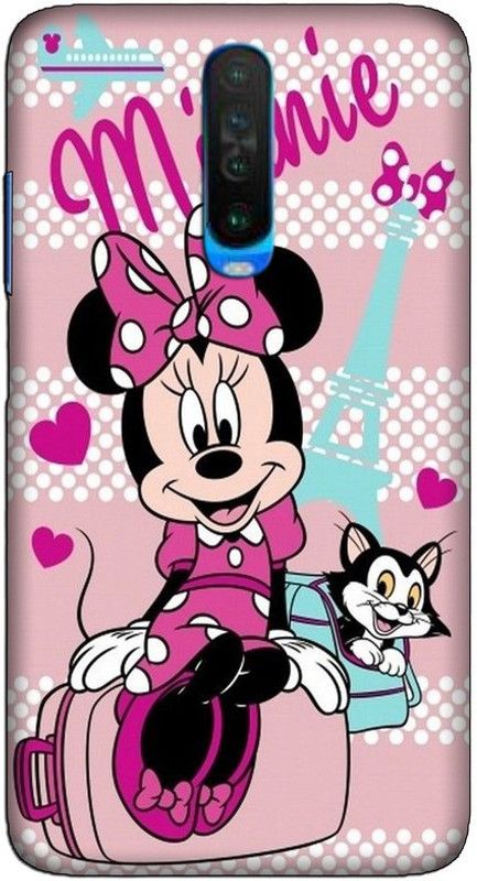 CROKIAN Back Cover for POCO X2 Minnie mouse Back Cover  (Multicolor, Hard Case, Pack of: 1)
