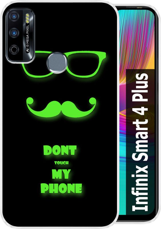 vipax Back Cover for Infinix Smart 4 Plus  (Multicolor, Grip Case, Silicon, Pack of: 1)