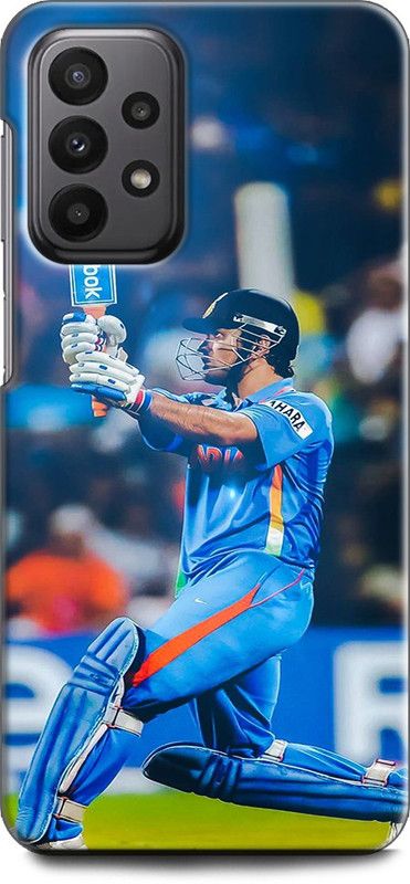 WallCraft Back Cover for SAMSUNG Galaxy A33 5G MS DHONI, MAHENDRA SINGH DHONI, INDIA, CRICKET  (Multicolor, Dual Protection, Pack of: 1)