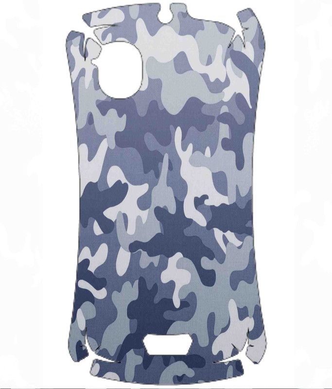Snooky Motorola XT882 Mobile Skin  (Blue)
