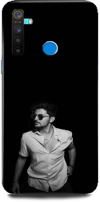 MP ARIES MOBILE COVER Back Cover for Realme 5i  (Black, Hard Case)