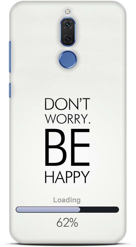 Sankee Back Cover for Honor 9i  (White, Black, Hard Case)