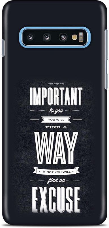 Sankee Back Cover for Samsung Galaxy S10  (Black, Hard Case)