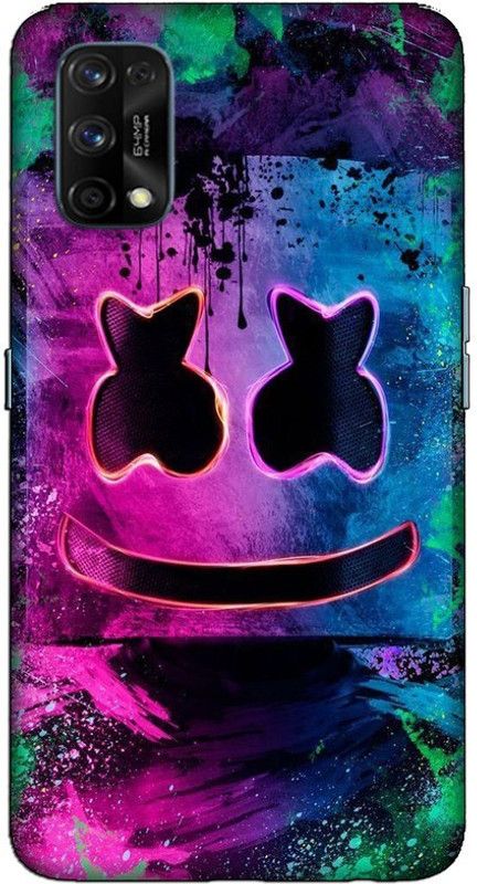 CROKIAN Back Cover for Realme 7 Pro Marshmello Back Cover  (Multicolor, Hard Case, Pack of: 1)