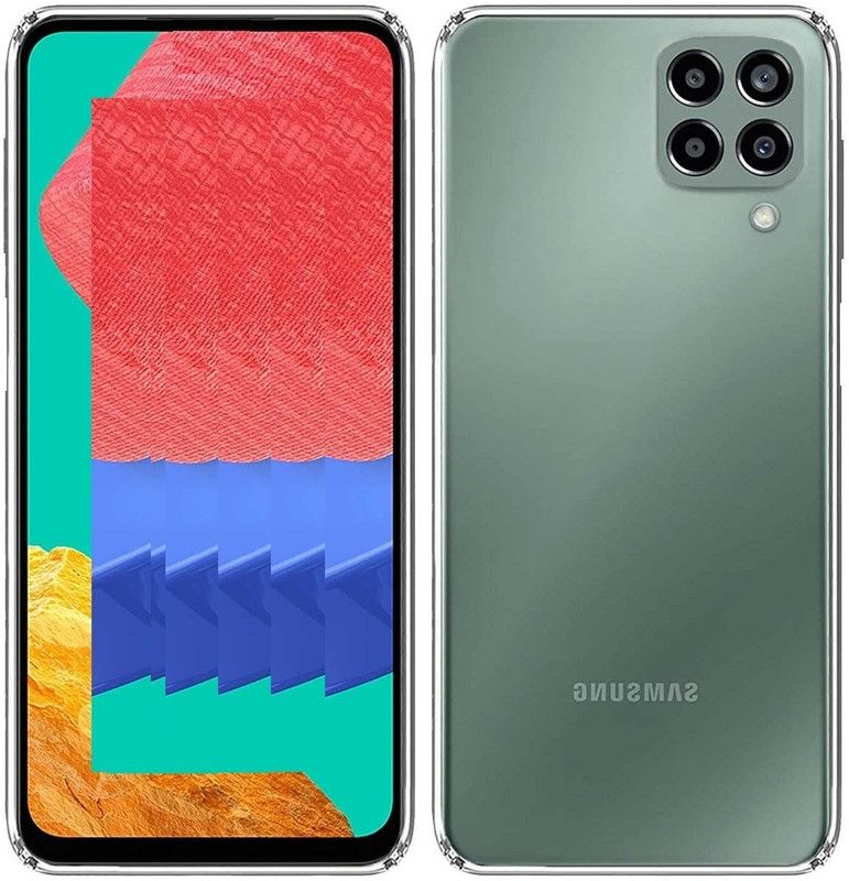 PHONE BACK COVER Back Cover for Samsung Galaxy M42 5G  (Transparent, White, Grip Case, Pack of: 1)