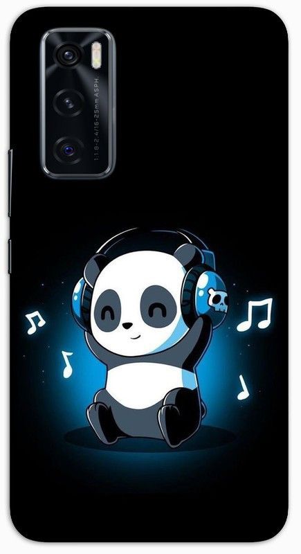 CROKIAN Back Cover for ViVO V20 SE panda Back Cover  (Multicolor, Hard Case, Pack of: 1)