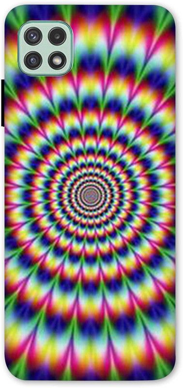NDCOM Back Cover for Samsung Galaxy A22 5G Beautiful Multi Colour Art Printed  (Multicolor, Hard Case, Pack of: 1)