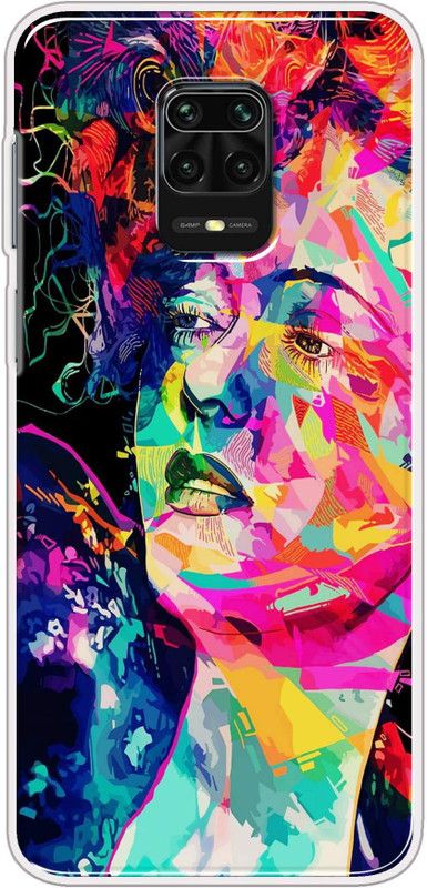 Oye Stuff Back Cover for Mi Redmi Note 9 Pro  (Multicolor, Grip Case, Silicon, Pack of: 1)