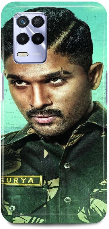 JUGGA Back Cover for Realme Narzo 30 5G, ALLU, ARJUN, SOUTH, ACTOR, HERO  (Green, Hard Case, Pack of: 1)