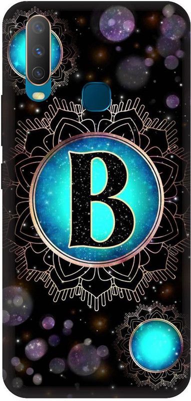 VS PRINT LINK Back Cover for VIVO Y17 ,VIVO 1902 ,B letter,B name B word , Printed Back Cover  (Blue, Hard Case, Pack of: 1)