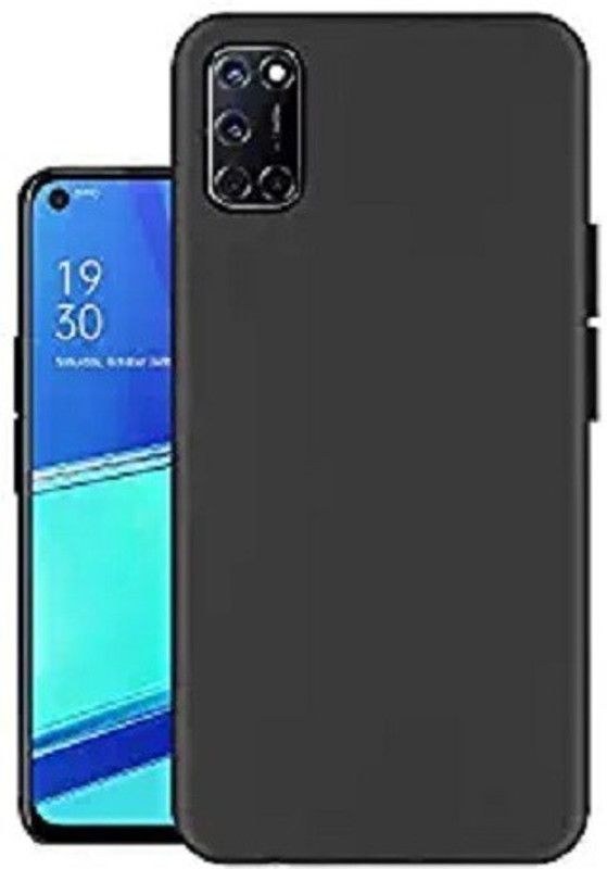 ASVALBUY Back Cover for Oppo A52  (Black, Shock Proof, Pack of: 1)