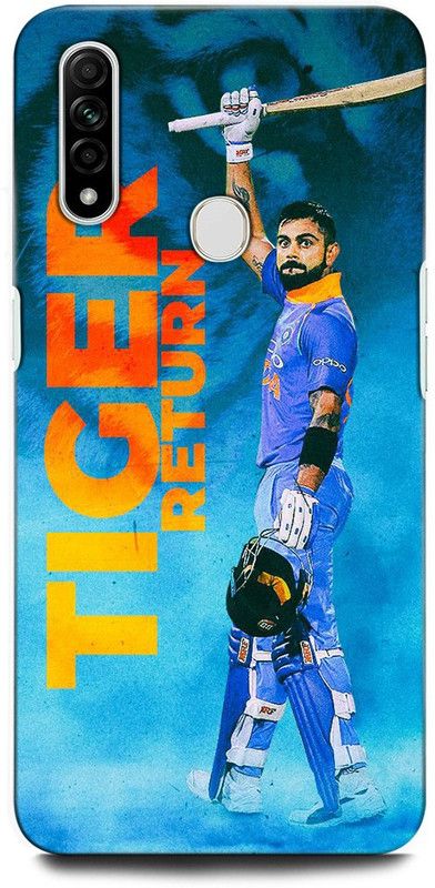 ORBIQE Back Cover for OPPO A31 CPH2015 KOHLI, VIRAT KOHLI, CRICKET, INDIAN CRICKET  (Multicolor, Hard Case, Pack of: 1)