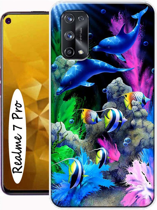SkyWarren Back Cover for Realme 7Pro, Realme 7 Pro Back Cover  (Multicolor, Dual Protection, Silicon, Pack of: 1)
