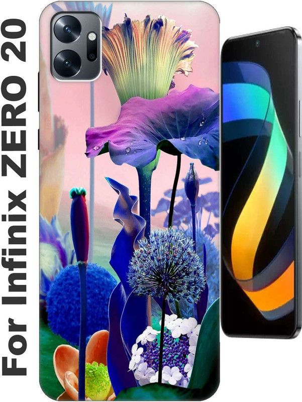 YorktoSis Back Cover for Infinix Zero 20 2798  (Red, Grip Case, Silicon, Pack of: 1)