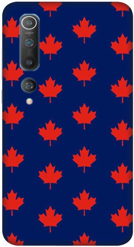 Zefroz Back Cover for Mi 10  (Blue, Red, Waterproof, Silicon)