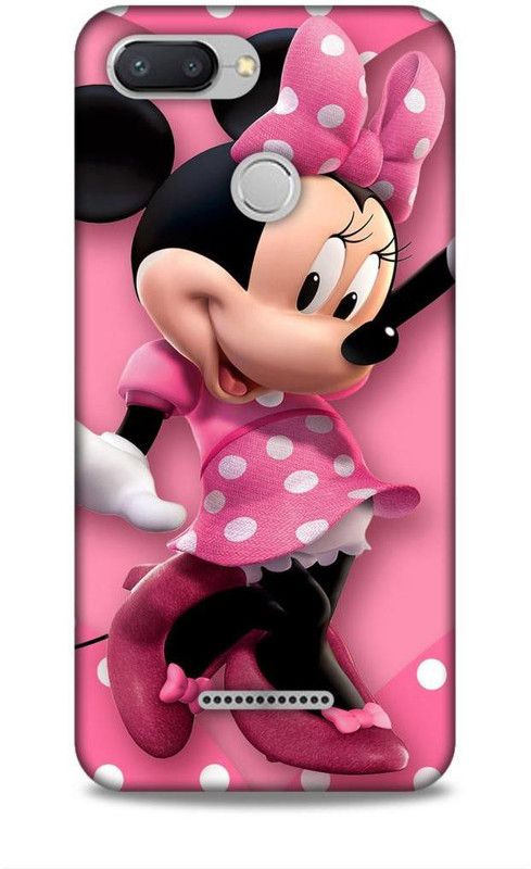Keviv Back Cover for Mi Redmi 6  (Pink, 3D Case, Pack of: 1)