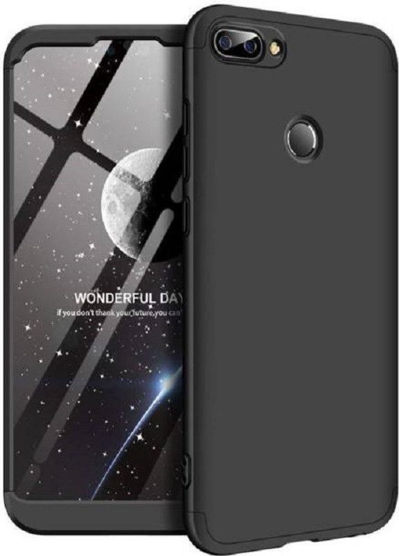 Sarju Back Cover for Realme U1, Oppo A7  (Black, Grip Case)