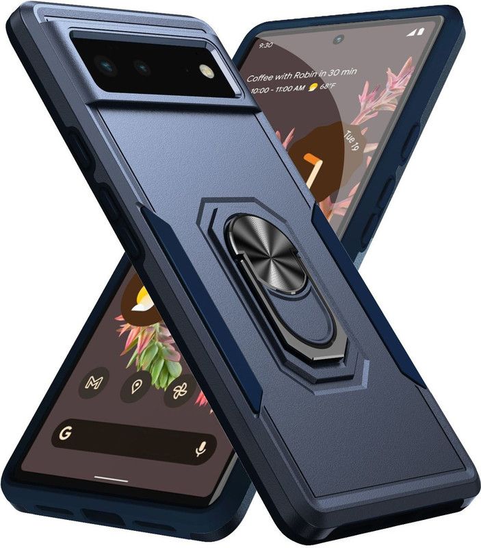 Cubix Back Cover for Google Pixel 6  (Blue, Dual Protection, Pack of: 1)