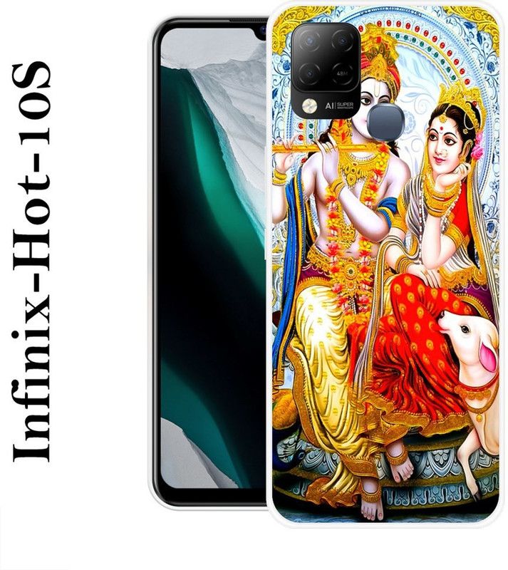REDFLY Back Cover for Infinix Hot 10s  (Multicolor, Grip Case, Silicon)