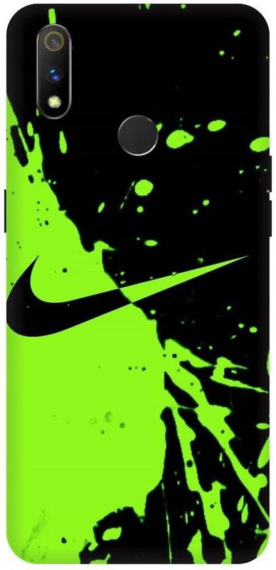 THE NARAYANA COLLECTIONS Back Cover for REALME 3 PRO- RMX1851-NIKE,SHOE,SIGN,SPORTS,LOGO  (Multicolor, Hard Case, Pack of: 1)