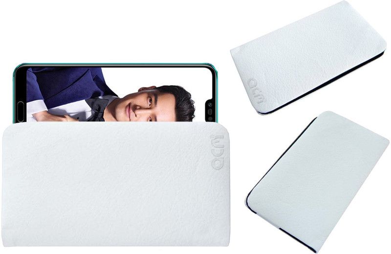 ACM Pouch for Honor 10  (White, Cases with Holder, Pack of: 1)