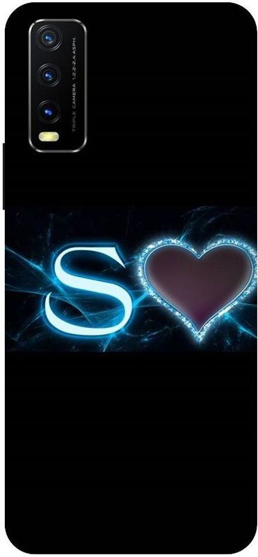 URCHIN Back Cover for Vivo Y20G S letter, Letter S, S word, S name, S  (Multicolor, Shock Proof, Pack of: 1)
