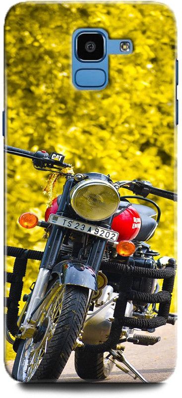 Afterglow Back Cover for SAMSUNG Galaxy J6 ROYAL ENFIELD, BIKE, MOTORCYCLE, MOTORBIKE  (Multicolor, Shock Proof, Pack of: 1)