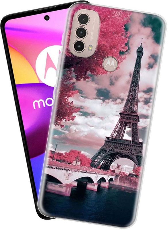 Nainz Back Cover for Motorola Moto E40  (Multicolor, Grip Case, Silicon, Pack of: 1)