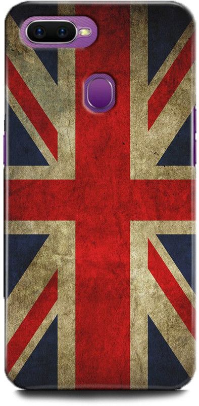 INTELLIZE Back Cover for Oppo A7/CPH1901 uk flag,Printed  (Multicolor, Shock Proof, Pack of: 1)