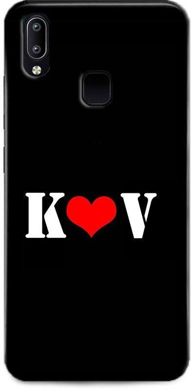Afterglow Back Cover for Vivo V9 K V, K LOVES V, NAME, LETTER, ALPHABET, KV LOVE, HART  (Multicolor, Shock Proof, Pack of: 1)
