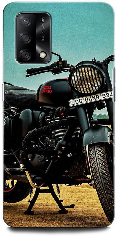 ORBIQE Back Cover for OPPO F19 CPH2219 BIKE, BULLET, RIDE, RIDER, ROYAL ENFIELD  (Multicolor, Hard Case, Pack of: 1)