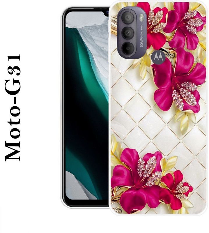 REALKING Back Cover for Motorola Moto G31  (Multicolor, Silicon)