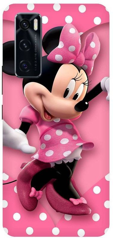 URCHIN Back Cover for Vivo V20SE minnie mouse, mickey mouse, cartoon, funny, cute, love, Disney  (Multicolor, Shock Proof, Pack of: 1)