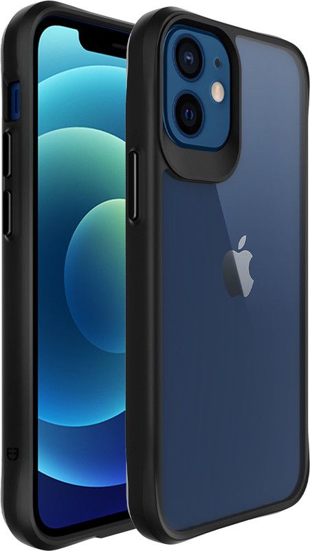 Fuel co Back Cover for Apple iPhone 12, Apple iPhone 12 Pro  (Black, Shock Proof, Pack of: 1)